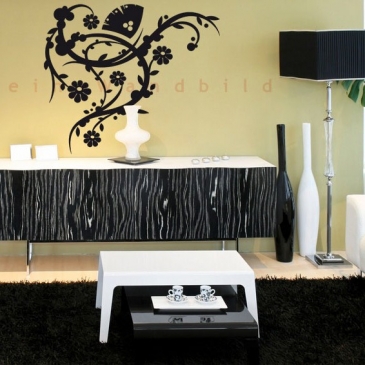 Wandtattoo Rosenstrauch