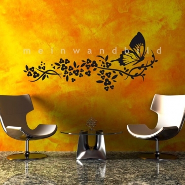 Wandtattoo Kletterrose