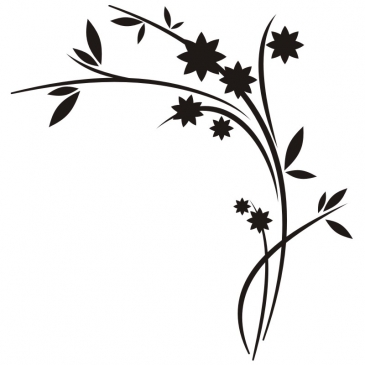 Wandtattoo Grser im Wind
