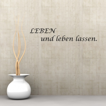 Eigene Zitate & Worte als Wandtattoo 120cm