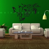 Wandtattoo Blumeneck
