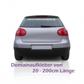 individuelle Domainaufkleber