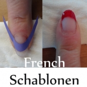 French und Maniküre Schablonen – U-Form
