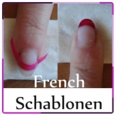 French und Maniküre Schablonen – C-Form