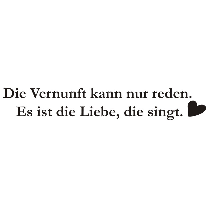 liebe oder vernunft